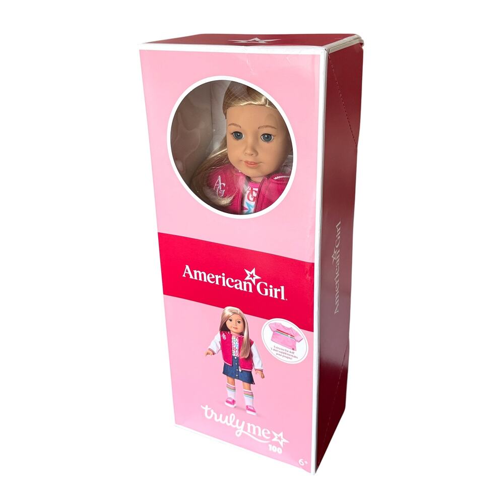 American Girl Doll Truly Me #100 Straight Layered Blonde Hair NIB